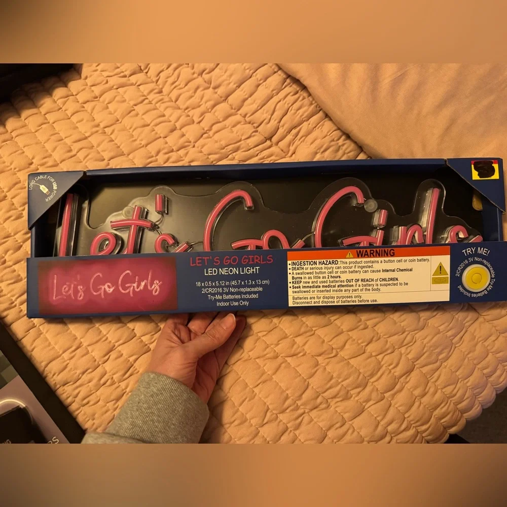 Hobby Lobby Pink LED Neon Sign - Picture 2 of 3